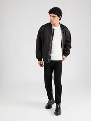 Tommy Hilfiger Rundhalspullover GRAPHIC COTTON CREW marine/weiß