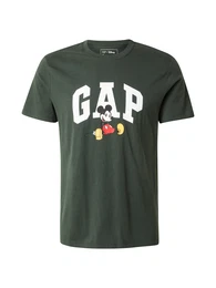 T-Shirt tanne / blutrot / schwarz / wei