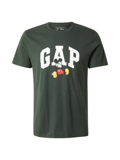 GAP T-Shirt tanne/blutrot/schwarz/weiß