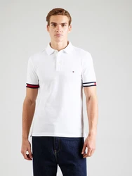 TOMMY HILFIGER Poloshirt dunkelblau/karminrot/weiß