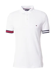 TOMMY HILFIGER Poloshirt dunkelblau/karminrot/weiß