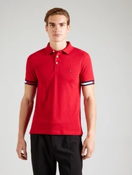 TOMMY HILFIGER Poloshirt marine/rot/weiß