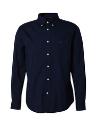 TOMMY HILFIGER Hemd 'FLEX' CORE POPLIN SOLID RF SHIRT marine