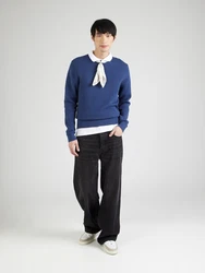 SELECTED HOMME Rundhalspullover SLHDANE enzian