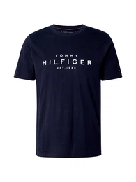 T-Shirt marine / rot / wei