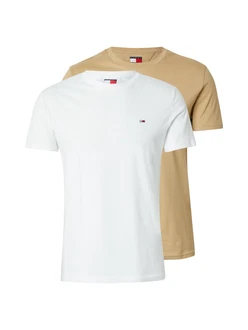 Tommy Jeans T-Shirt Khaki/Beige/Khaki/Beige/Khaki/Beige/Khaki/Beige/Khaki/Beige