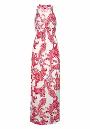 Plážové šaty červená / bílá