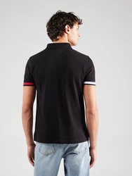 TOMMY HILFIGER Poloshirt rot/schwarz/weiß