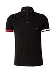 TOMMY HILFIGER Poloshirt rot/schwarz/weiß