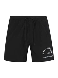 Badeshorts schwarz / wei