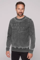 CAMP DAVID Sweatshirt schwarz