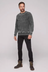 CAMP DAVID Sweatshirt schwarz