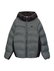 Pull&Bear Jacke rauchgrau/schwarz