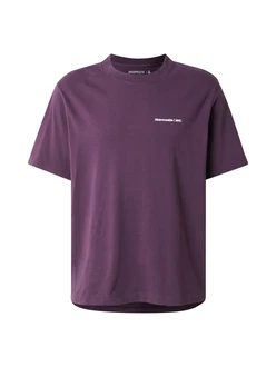 Abercrombie & Fitch T-Shirt lila/offwhite