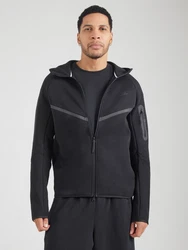 Nike Sportswear Sweatjacke 'TECH FLEECE' dunkelgrau/schwarz