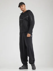 Nike Sportswear Sweatjacke 'TECH FLEECE' dunkelgrau/schwarz