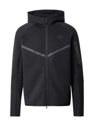 Nike Sportswear Sweatjacke 'TECH FLEECE' dunkelgrau/schwarz