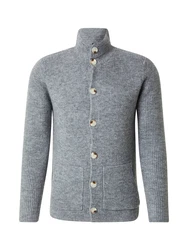 Key Largo Strickjacke 'LUZERN' basaltgrau