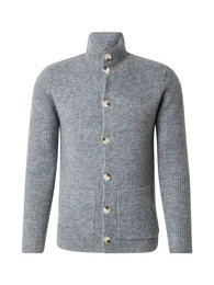 Strickjacke 'LUZERN' basaltgrau