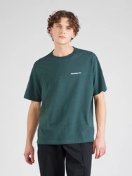 Abercrombie & Fitch T-Shirt smaragd/weiß