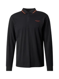 Poloshirt orange / schwarz
