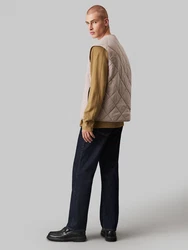 Calvin Klein Jeans Weste Gilet beige/schwarz