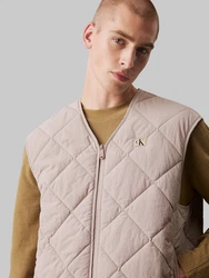Calvin Klein Jeans Weste Gilet beige/schwarz