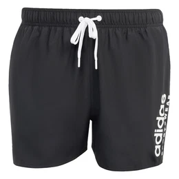 Sportbadeshorts 'Essential' schwarz / wei
