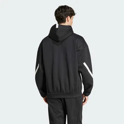 ADIDAS SPORTSWEAR Z.N.E. ZIP-HOODIE schwarz/weiß