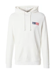 Tommy Jeans Sweatshirt TJM REG ENTRY GRAPHIC HOODIE EXT mit Logo Creme/Weiß/Creme/Weiß/Creme/Weiß