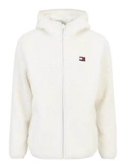 Tommy Jeans Fleecejacke Weiß/Creme/Weiß/Creme/Weiß/Creme/Weiß/Creme/Weiß/Creme/Weiß/Creme/Weiß/Creme