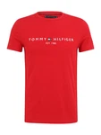 TOMMY HILFIGER T-Shirt blutrot/weiß