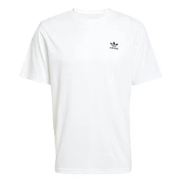 T-Shirt 'Trefoil Essentials' schwarz / wei
