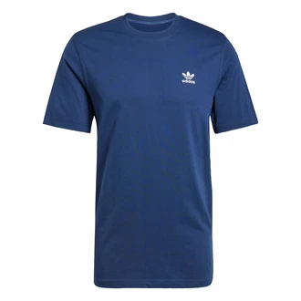 adidas Originals T-Shirt Trefoil Essentials dunkelblau/weiß