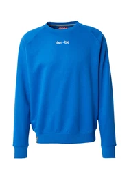 Derbe Sweatshirt Bedeutung Rückenprint kobaltblau/weiß