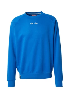 Derbe Sweatshirt Bedeutung Rückenprint kobaltblau/weiß Derbe Sweatshirt Bedeutung Rückenprint kobaltblau/weiß