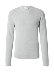 SELECTED HOMME Pullover 'SLHTheo' hellgrau