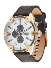 Uhr 'Spiked' gold / schwarz / silber
