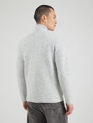 Key Largo Strickjacke 'LUZERN' hellgrau