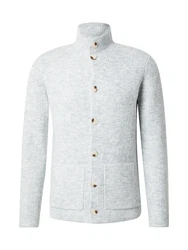 Key Largo Strickjacke 'LUZERN' hellgrau