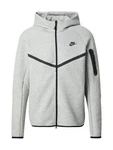 Nike Sportswear Sweatjacke 'TECH FLEECE' dunkelgrau/graumeliert/schwarz