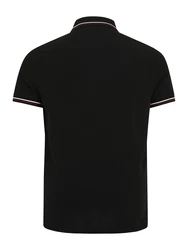 TOMMY HILFIGER Poloshirt karminrot/schwarz/weiß