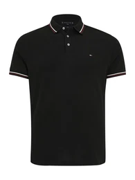 Poloshirt karminrot / schwarz / wei