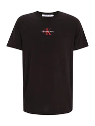 T-Shirt rot / schwarz / wei