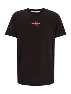 Calvin Klein Jeans T-Shirt rot/schwarz/weiß