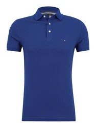 Tommy Hilfiger Poloshirt Core 1985 1985 SLIM POLO kobaltblau