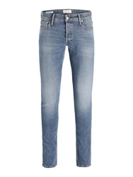 Jack & Jones Slim-fit-Jeans JJIGLENN JJORIGINAL SQ blau