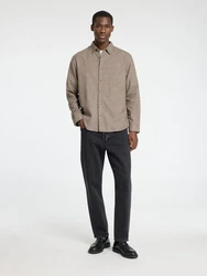 SELECTED HOMME Hemd SLHOwen schoko