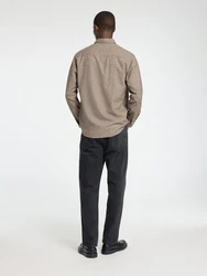 SELECTED HOMME Hemd SLHOwen schoko