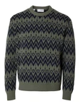 SELECTED HOMME Pullover SLHPine navy/dunkelgrn
